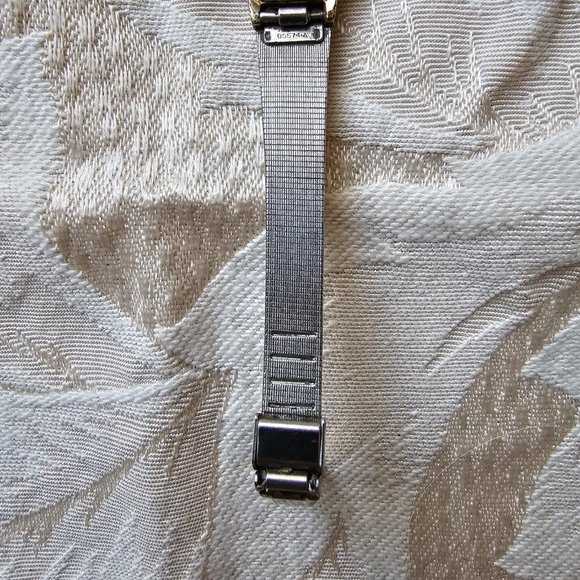 Seiko Quartz Dainty Black and Gold tone Watch - Picture 11 of 16